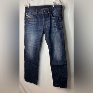 Diesel Industry Blue Jeans Larkee Authentic Faded Look Regular Straight W33X L32